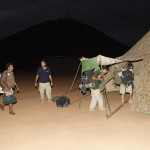 Acampada en las instalaciones del cuartel del ejercito Canarias 50