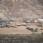 Campamento en el cuartel del Canarias 50 del ejercito