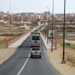 LLegada del convoy de Madrid Rumbo al Sur a El Aiun