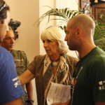 Recepcion con Teofila Martinez, alcaldesa de Cadiz