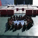 Talleres del programa academico en el barco a Cadiz