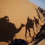 España Rumbo al Sur 2014. Marcha al oasis de la gran duna del Erg Chebi.